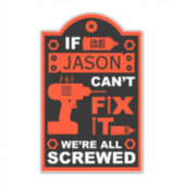 DIY修正おもしろいIt修復 シール (正面)