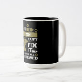 DIY修正おもしろいIt修復 ツートーンマグカップ (正面右)