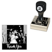 DIY写真と文言 |結婚記念感謝してい日 ラバースタンプ (押印)