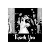 DIY写真と文言 |結婚記念感謝してい日 ラバースタンプ (インプリント)