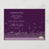 DIY卒業招待状はがき インビテーションポストカード (裏面)
