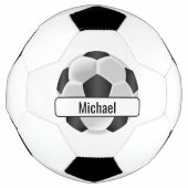 DIY名のサッカーボール，白黒 サッカーボール (正面)