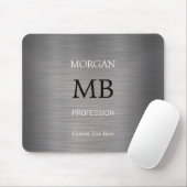 DIY名イニシャル専門職、ブラシ付きスチール、vs 2 マウスパッド (マウス)