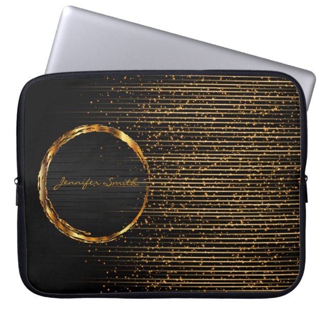 DIY名エレガント付き射撃、 発砲スターライト ラップトップスリーブ (正面)