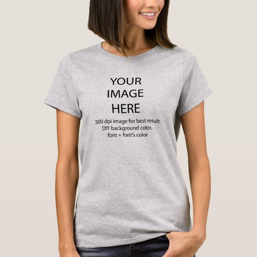DIY女子基本タンク Tシャツ (正面)