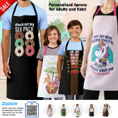 DIY工芸品の衣料品プロテクター調理師スタイリストロゴ エプロン