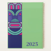 DIY幾何学的プランナー：独自のレトロシックを作成 プランナー手帳 (裏面)