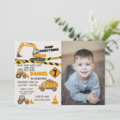 DIY建築誕生日招待状 招待状 (スタンド正面)