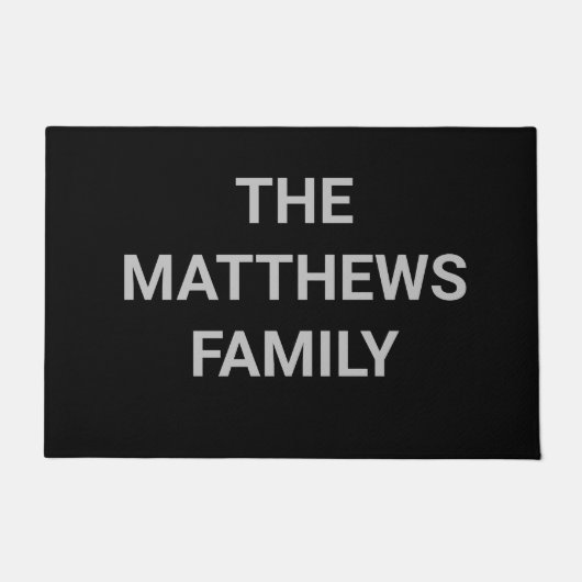 DIY形式 |カスタム文字 ドアマット (正面)