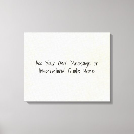 DIY感動的やる気を起こさせる引用文、歌詞など キャンバスプリント (正面)