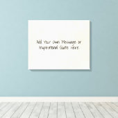 DIY感動的やる気を起こさせる引用文、歌詞など キャンバスプリント (インサイチュ (ウッドフロア))