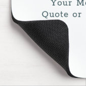 DIY感動的引用文青と白の水彩 マウスパッド (コーナー)