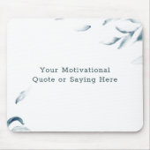 DIY感動的引用文青と白の水彩 マウスパッド (正面)