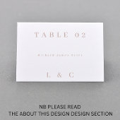 DIY折り畳みモダンダーティピンク座席表