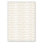 DIY折り畳み英語&韓国語ネームクレスト座席表 テーブルナンバー (裏面)