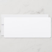 DIY映画素朴チケットウェディングパーティーRSVP 招待状 (裏面)