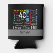 DIY時代 |第40ハッピーバースデー |マイルストーン 缶クーラー (正面)