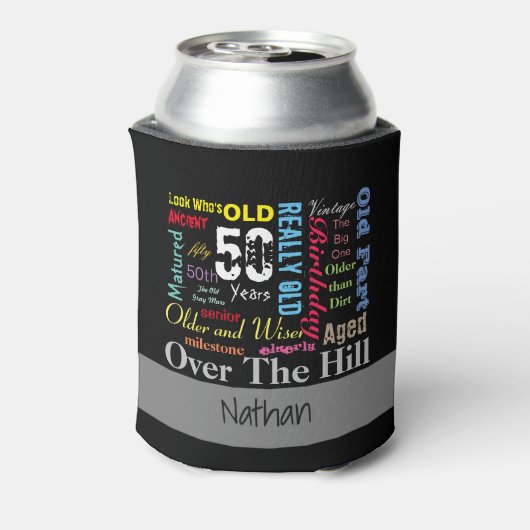 DIY時代 | 50ハッピーバースデー |マイルストーン 缶クーラー (缶裏面)