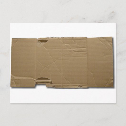 DIY段ボールサイン ポストカード (正面)