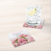 DIY氏名・日付・写真 スクエアペーパーコースター (インサイチュ)