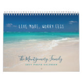 DIY熱帯パーソナライズされた写真テンプレート2026 カレンダー (カバー)