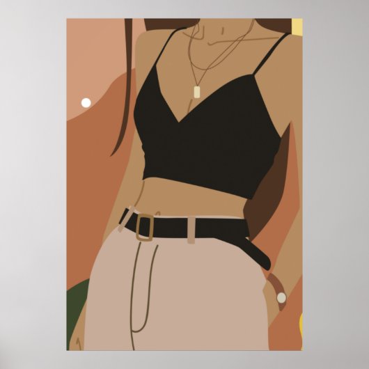 Diy独自のの色のカスタム傾向を作成2022シック ポスター (正面)