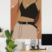 Diy独自のの色のカスタム傾向を作成2022シック ポスター (ホームオフィス)