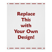 DIY独自のを作パーソナライズされた成カスタム ポスター (正面)