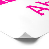 DIY独自のベビー名の作成 ポスター (角)