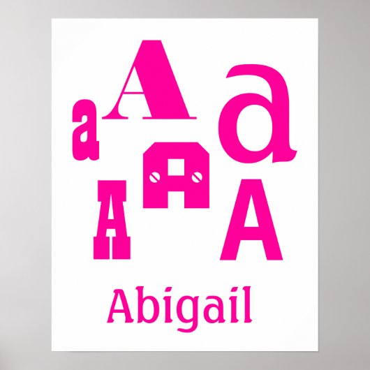 DIY独自のベビー名の作成 ポスター (正面)