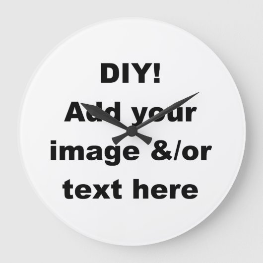 DIY独自のホームデッキの壁時計を作成 ラージ壁時計 (正面)