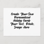 DIY独自の作成パーソナライズされた シーズンポストカード (正面)