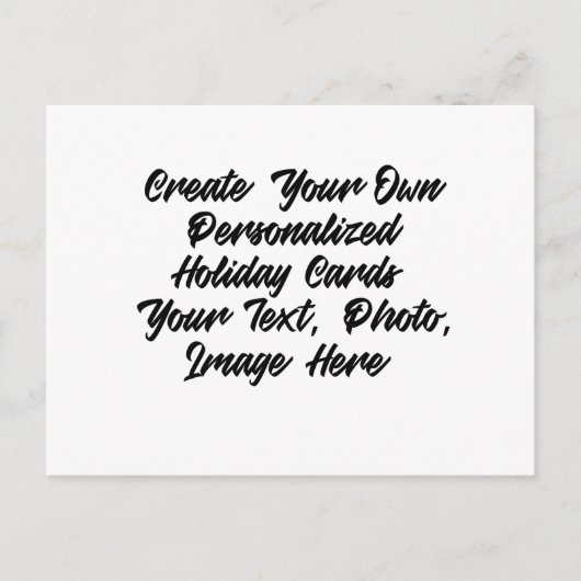 DIY独自の作成パーソナライズされた シーズンポストカード (正面)