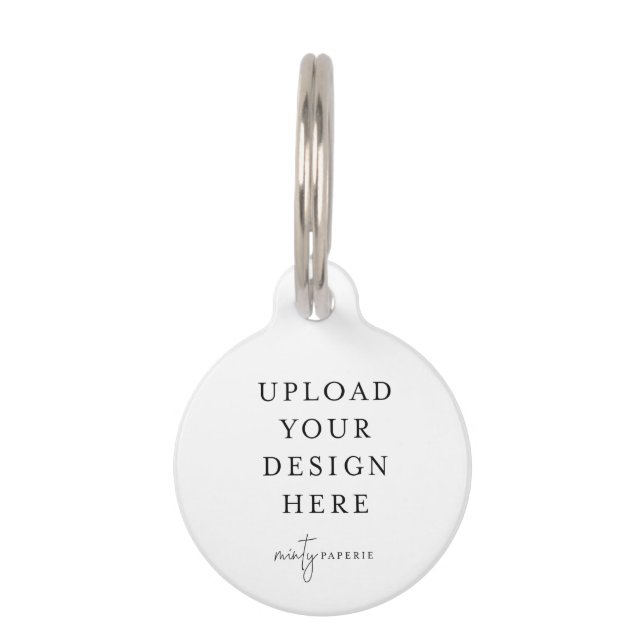 DIY独自の作成 ペット　ネームタグ (正面)