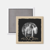 DIY独自の作成 |写真パーソナライズされたフレーム マグネット (正面/裏面)