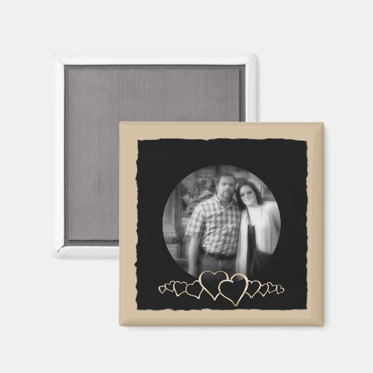 DIY独自の作成 |写真パーソナライズされたフレーム マグネット (正面/裏面)