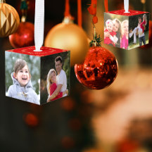 DIY独自の写真を作成するホリデークリスマスデコール