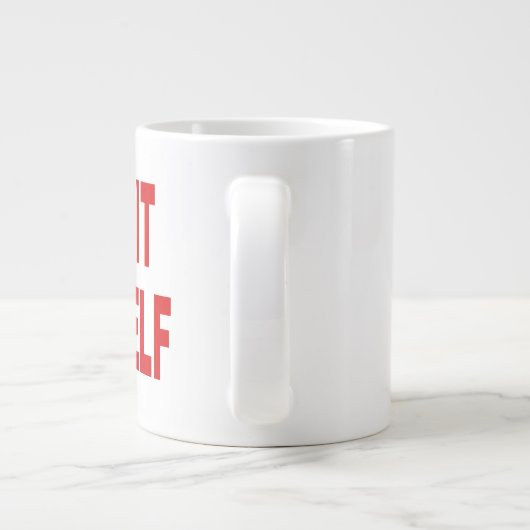 DIY独自の専門分野エスプレッソマグを作成 ジャンボコーヒーマグカップ (裏面)