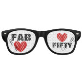 DIY独自の誕生日パーティーシェードA62Eを作成 レトロサングラス (正面)