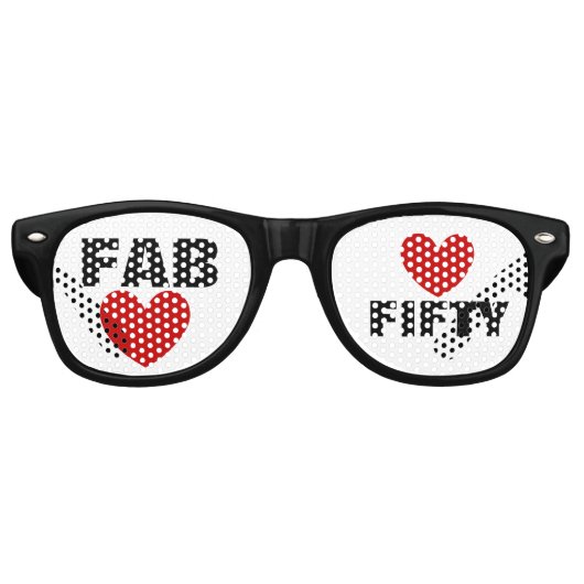 DIY独自の誕生日パーティーシェードA62Eを作成 レトロサングラス (正面)