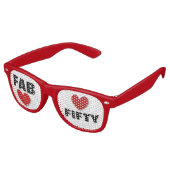 DIY独自の誕生日パーティーシェードA68 レトロサングラス (アングル)