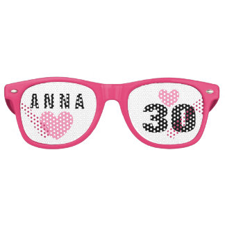 DIY独自の30歳の誕生日または任意の年を作成A62C レトロサングラス