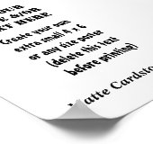 DIY独自の5 x 7マットカードストック紙A2を作成 ポスター (角)