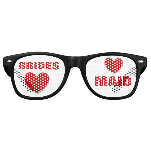 DIY独自のBRIDESMAIDパーティーシェードA60を作成 レトロサングラス (正面)