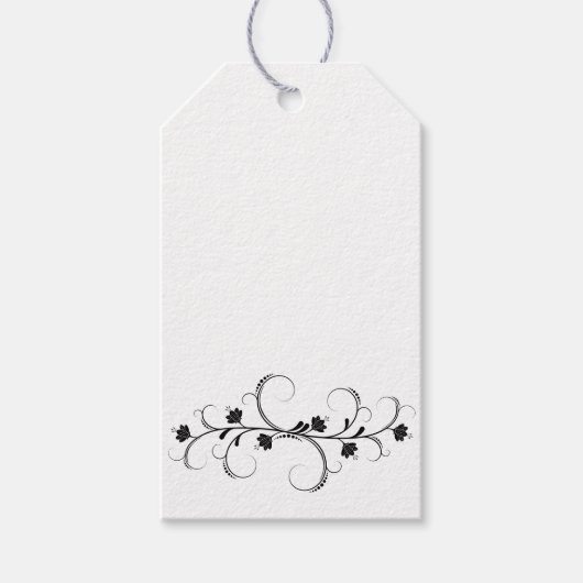 DIY用モダンマットフローラジュエリーディスプレイカード ギフトタグ (正面)