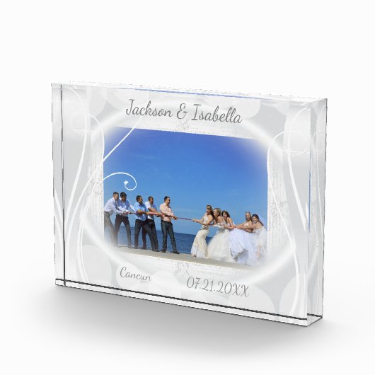 DIY結婚写真または写真 フォトブロック (右)