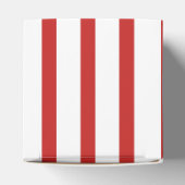 DIY背景色ストライプの大きい白い フェイバーボックス (上部)