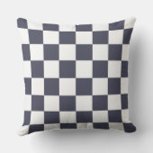 DIY背景色、白パター市松模様にン クッション (裏面)