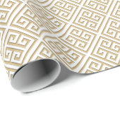 DIY背景 LG 偽金ギリシャ鍵タ ラッピングペーパー (ロールコーナー)