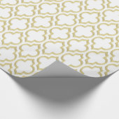 DIY背景XLフェイク金ゴールドモロッコ#7 ラッピングペーパー (角)